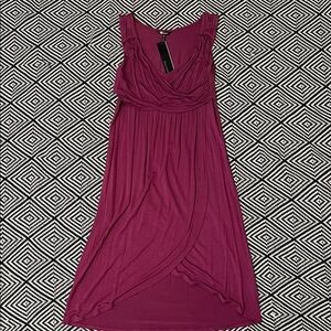 Daisy Fuentes Plum Midi Dress